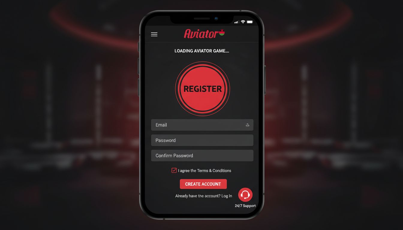 Mobile registration flow poster